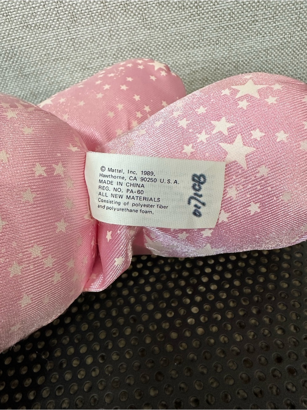 Mattel PJ Sparkles Sparklins Pink Bunny 1989 In box Glow-in-the-dark Rare - Picture 10 of 16